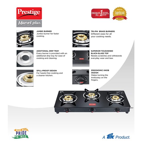 Prestige marvel plus 3 burner shop
